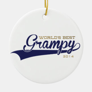Rond En Céramique Le meilleur ornement de Grampy du monde
