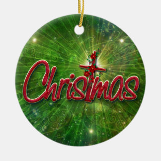 Rond En Céramique Ornement ChrisTmas-1