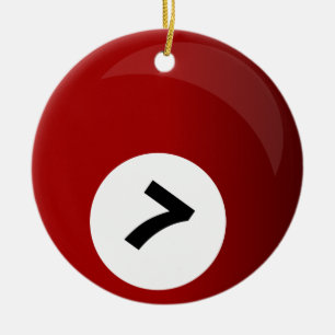 Rond En Céramique ornement de billiards