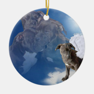 Rond En Céramique Ornement de charité, d'espoir et de foi