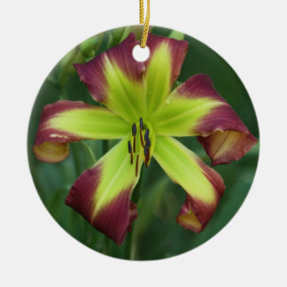 Rond En Céramique Ornement de Daylily