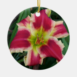 Rond En Céramique Ornement de Daylily