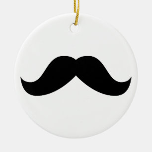 Rond En Céramique Ornement de moustache