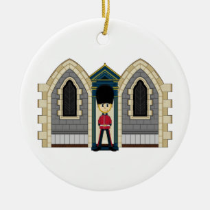 Rond En Céramique Ornement royal britannique de garde