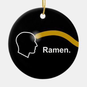 Rond En Céramique Pastafarianism - ornement de Ramen