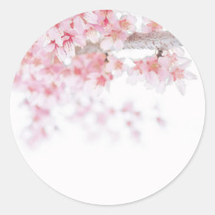 ROND ENVELOPE SEAL STICKER : CHERRY BLOSSOM