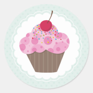 Rond ÉVÉNEMENT STICKER :: cupcake 1