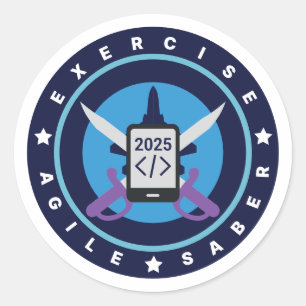 Rond Exercice Sticker Agile Saber 1