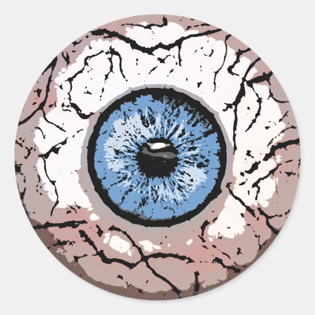 Rond Eyeball (personnalisable) - Sticker (Devant)