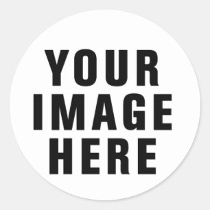 Rond Faites votre propre Sticker