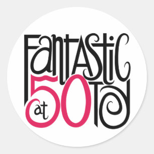 Rond Fantastique à 50 Sticker