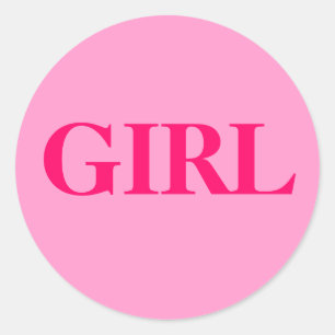Rond Fille - Bébé Reveillez le genre Jeu Sticker