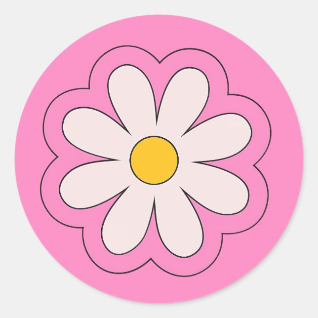 Rond Flower Sticker (Devant)