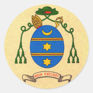 Rond Francis de Sales Armoiries Patron Saint Sticker