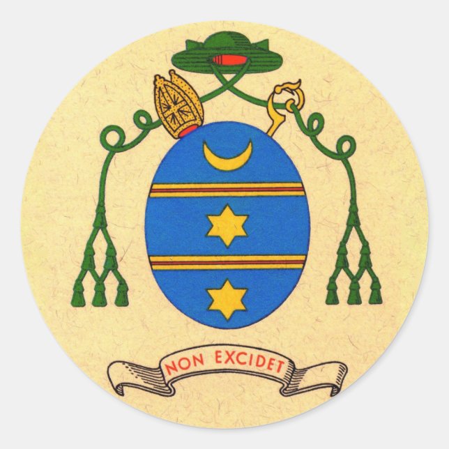 Rond Francis de Sales Armoiries Patron Saint Sticker (Devant)