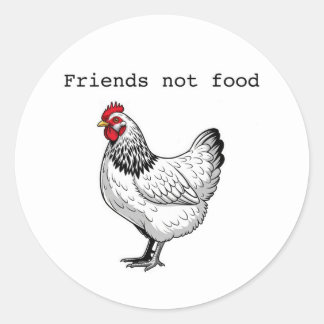 Rond Friends not food sticker