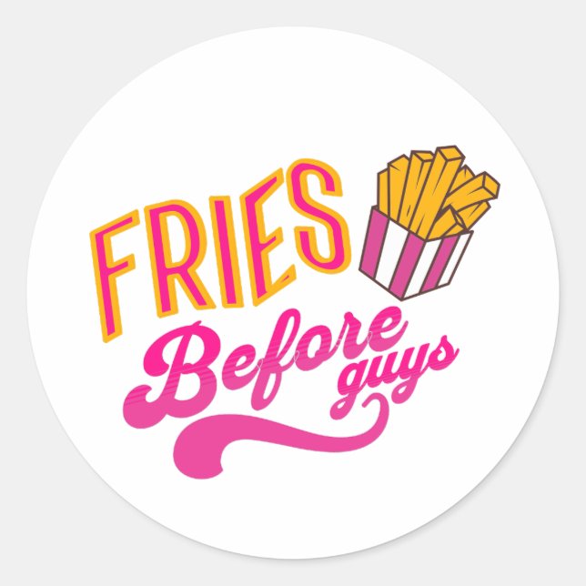 Rond Fries avant les gars, Valentines, Sticker de la Sa (Devant)