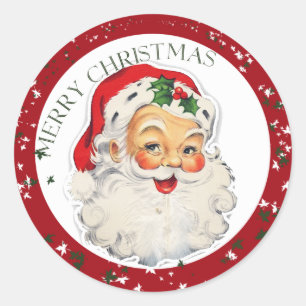 Rond Funny Père Noël 2 ~ Sticker