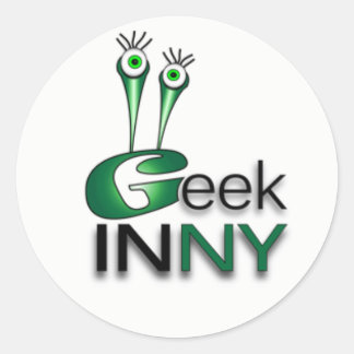 Rond Geek Dans NY Small Sticker