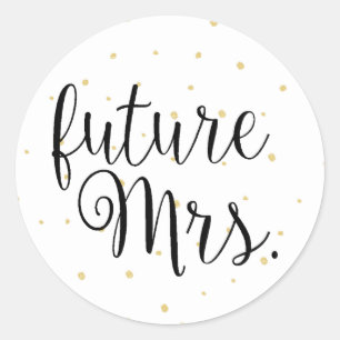 Rond Gold Dots Fab future Mme Sticker