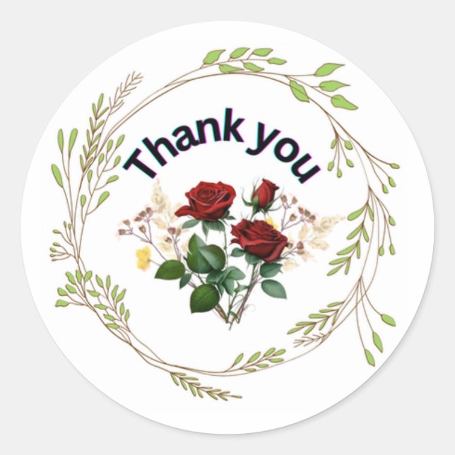 Rond "Gratitude dans chaque Sticker !" (Devant)