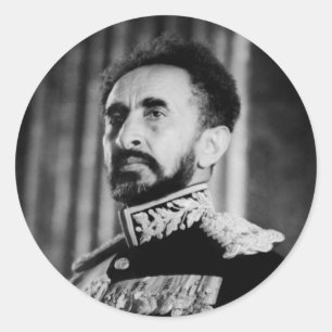 Rond Haile Selassie - Messiah - Jah Rastafari Sticker