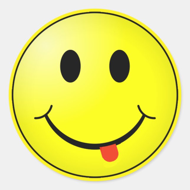 Rond Happy Face sticker ! (Devant)