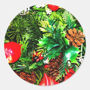 Rond Happy Holidays_ Sticker