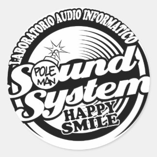 Rond Happy Smile Sticker