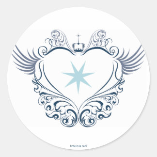 Rond Heart Sticker