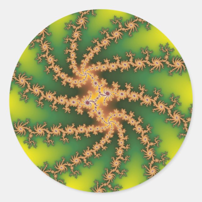 Rond Heaven Twist - Sticker Fractal (Devant)