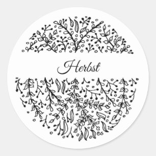 Rond Herbst - Sticker saisonnier