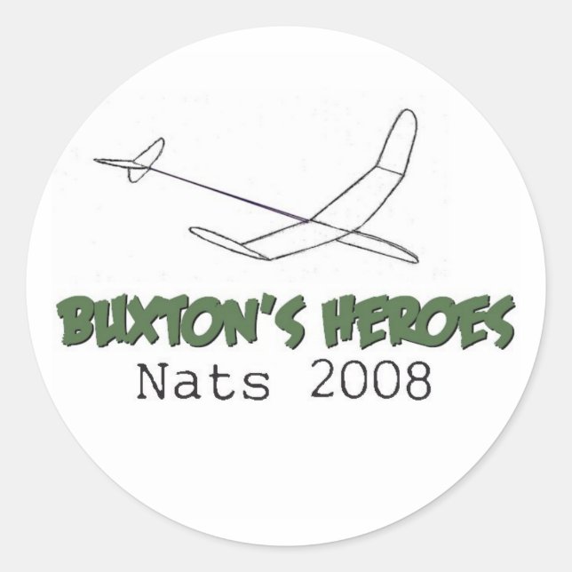 Rond Héros de Buxton - Sticker 2008 (Devant)
