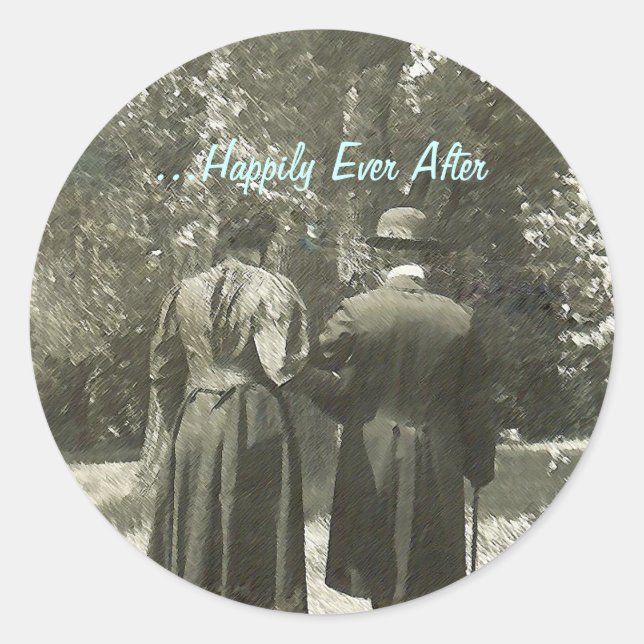 Rond ...Heureusement Jamais Après Sticker (Devant)