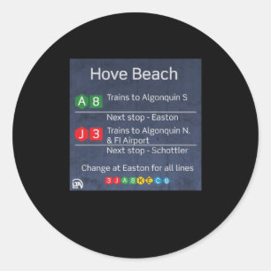 Rond Hove Beach - Métro Liberty City - Sticker Gta Iv