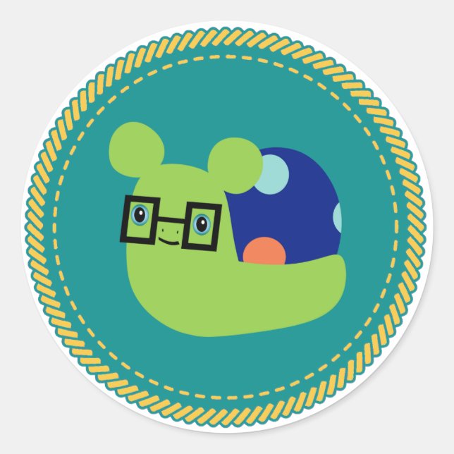 Rond IGGPPCamp Sticker Mascot Snail (Devant)