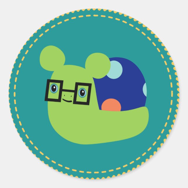 Rond IGGPPCamp Sticker Mascot Snail (Devant)