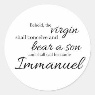 Rond Immanuel Sticker