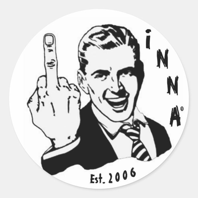 Rond INNA Sticker "INNAfinga" (Devant)