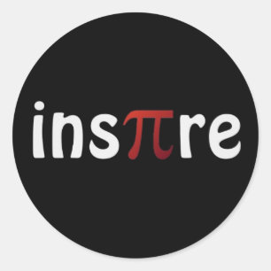 Rond Inspire le sticker mathématique de la journée Pi