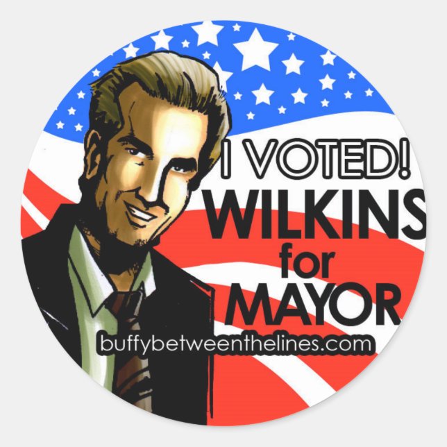 Rond J'ai voté Sticker (Devant)