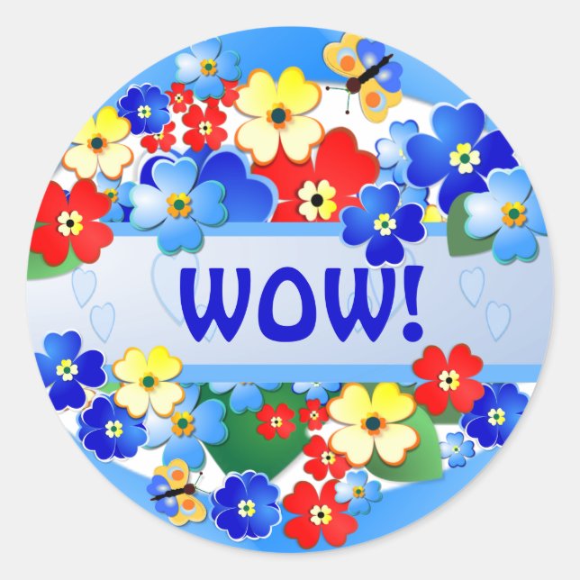 Rond Jardin des fleurs ~ Sticker Award # 4 (Devant)