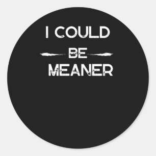 Rond Je Pourrais Être Un Sticker Mème Drôle