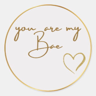Rond Jote Tu Es Mon Bae sticker