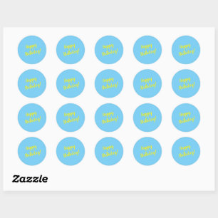Rond Joyeux Sticker d'anniversaire