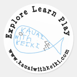 Rond Kauai avec Sticker Keiki