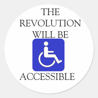 Rond La Révolution sera un Sticker accessible