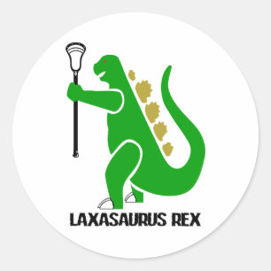 Rond Lacrosse Designs LaxasaurusRex Sticker