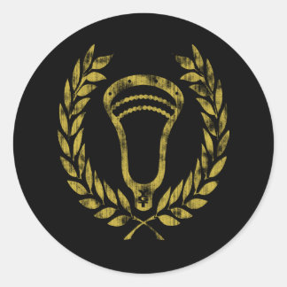 Rond Lacrosse Designs Sticker Wreath Fade