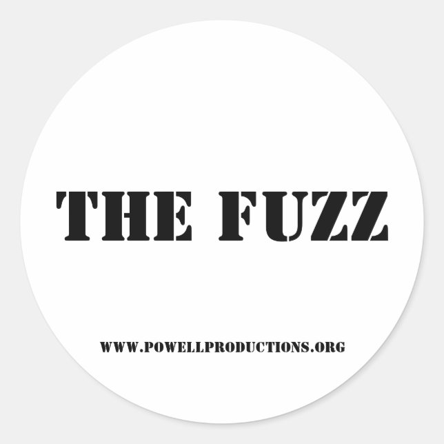 Rond Le Fuzz - Sticker (Devant)